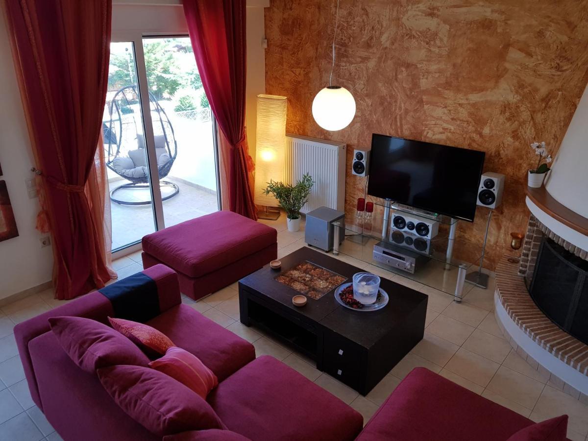 'Seaside Paradise' Elegant Apartment In Néa Mákri المظهر الخارجي الصورة